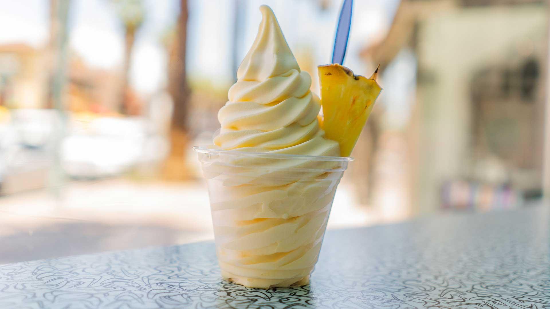 Ice Cream with Pinapple