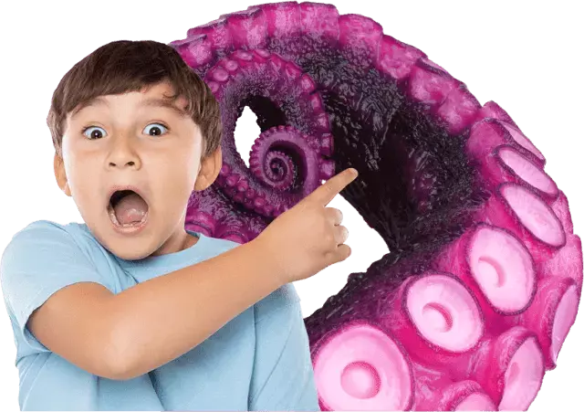 boy with kraken tentacle